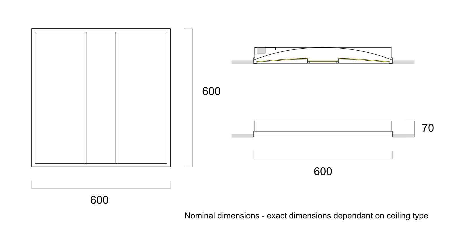 [dimension drawing option]