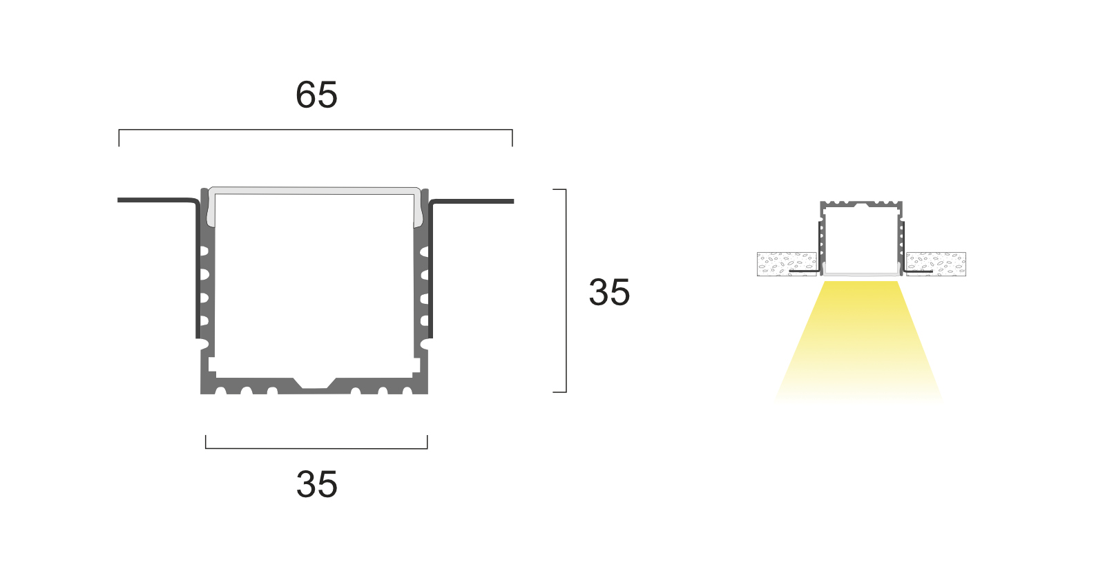 [dimension drawing option]