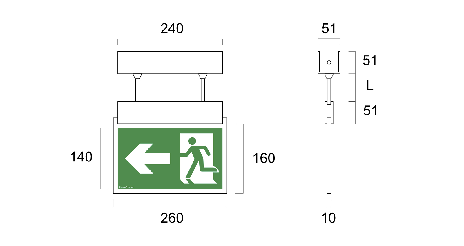 [dimension drawing option]