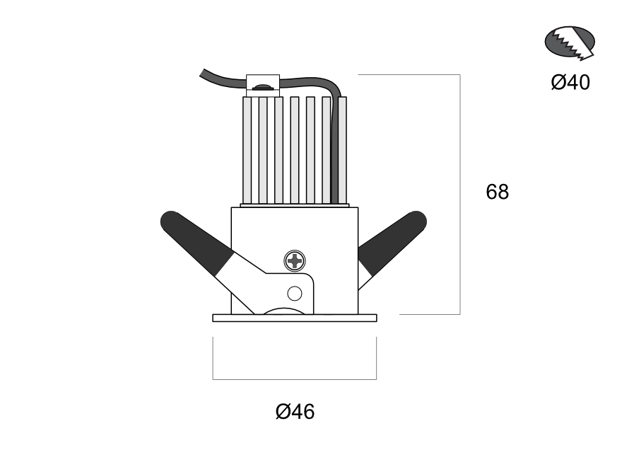[dimension drawing option]