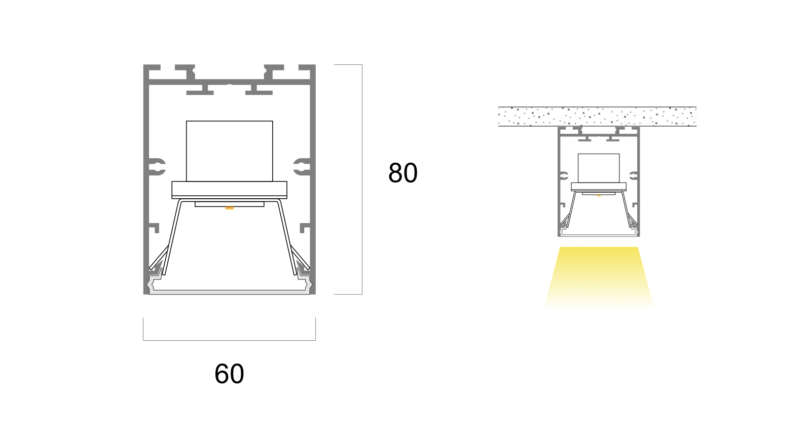 [dimension drawing option]