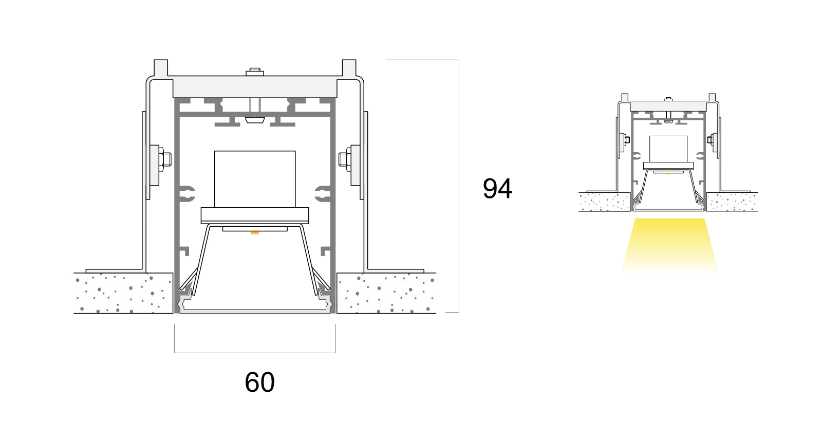 [dimension drawing option]