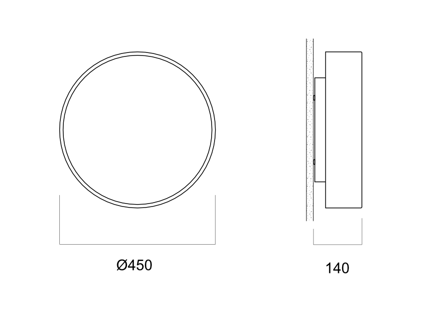 [dimension drawing option]