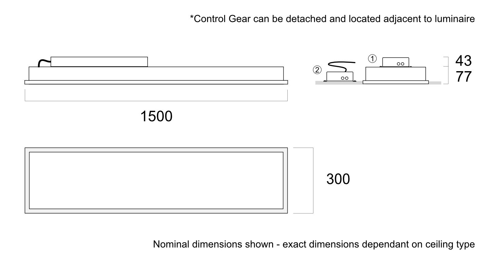 [dimension drawing option]