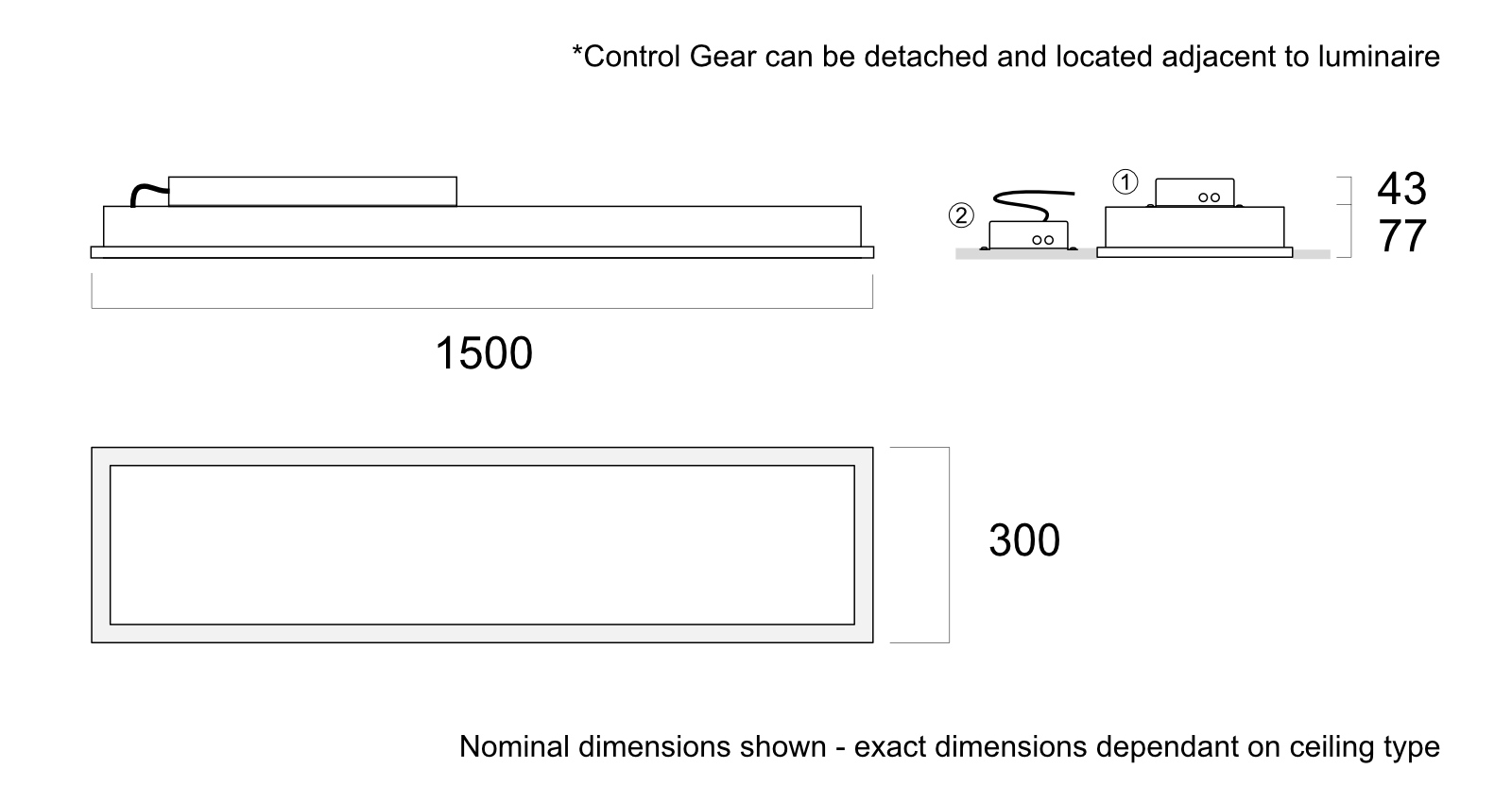 [dimension drawing option]