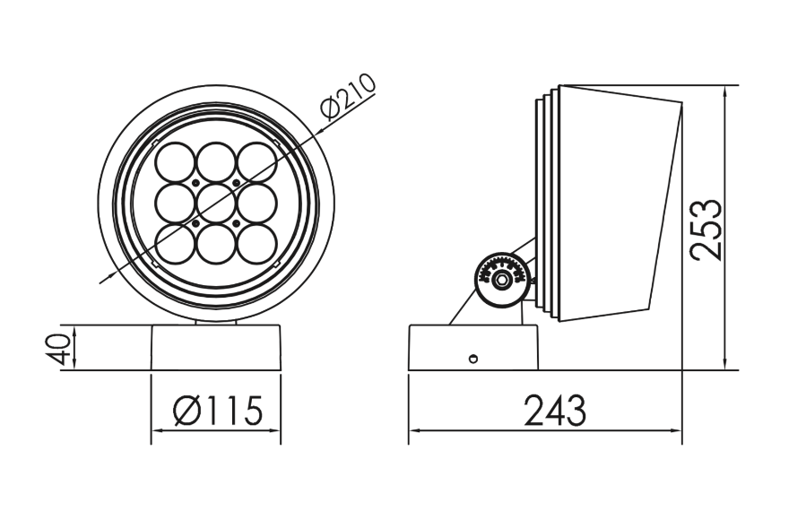 [dimension drawing option]