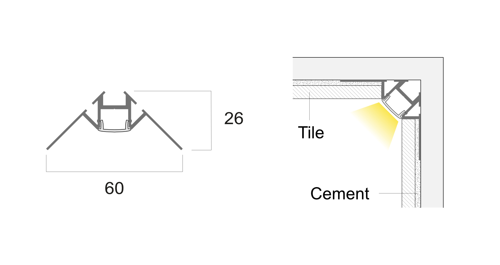 [dimension drawing option]